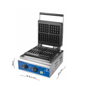 جهاز صنع الوافل من جولدن ايس 4 مستطيلات