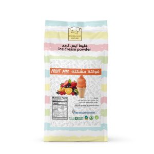 خليط ايس كريم نكهة فواكه مشكلة