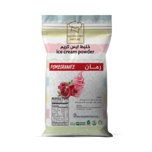 بودر ايس كريم نكهة الرمان