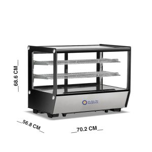 ثلاجة عرض على الطاولة 70 سم سعة 120 لتر