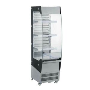 ثلاجة عرض المشروبات مع ستارة