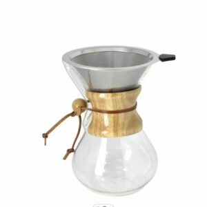 كيمكس زجاجي لتقطير القهوة مع فلتر 400ml