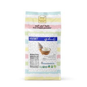 بودرة ايس كريم نكهة الزبادي