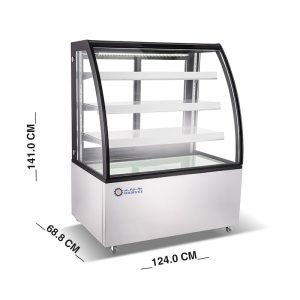 ثلاجة عرض رأسية متعددة الاستخدامات 124 سم سعة 420 لتر