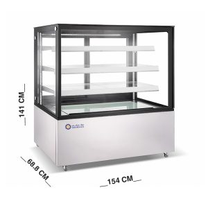 ثلاجه عرض رأسية متعددة الاستخدامات 154 سم سعة 670 لتر