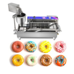 ماكينة صنع دونات نصف اوتوماتيك مع قلاية