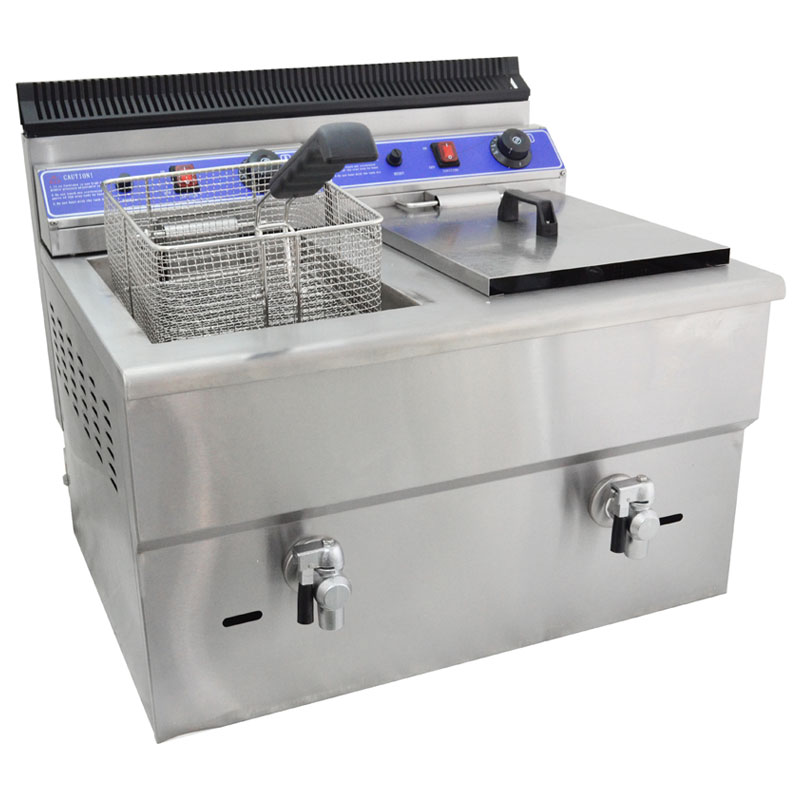 قلاية حوضين غاز بتحكم كهربي