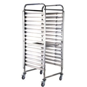 ترولي ستيل 15 رف مقاس 40*60