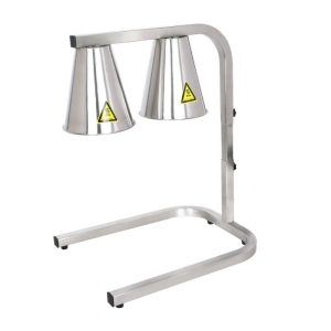 سخان طعام ستانلس استيل 2 لمبة