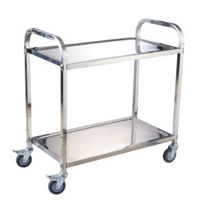 طاولة خدمات 2 رف ستيل