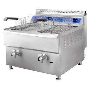 قلاية بطاطس حوضين بمصرفين للمطعم