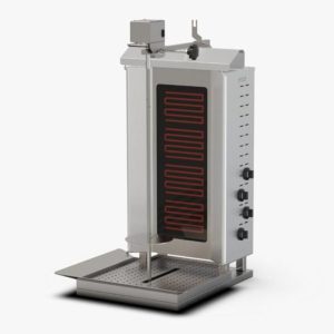 ماكينة شاورما كهرباء 4 شعلة تركية