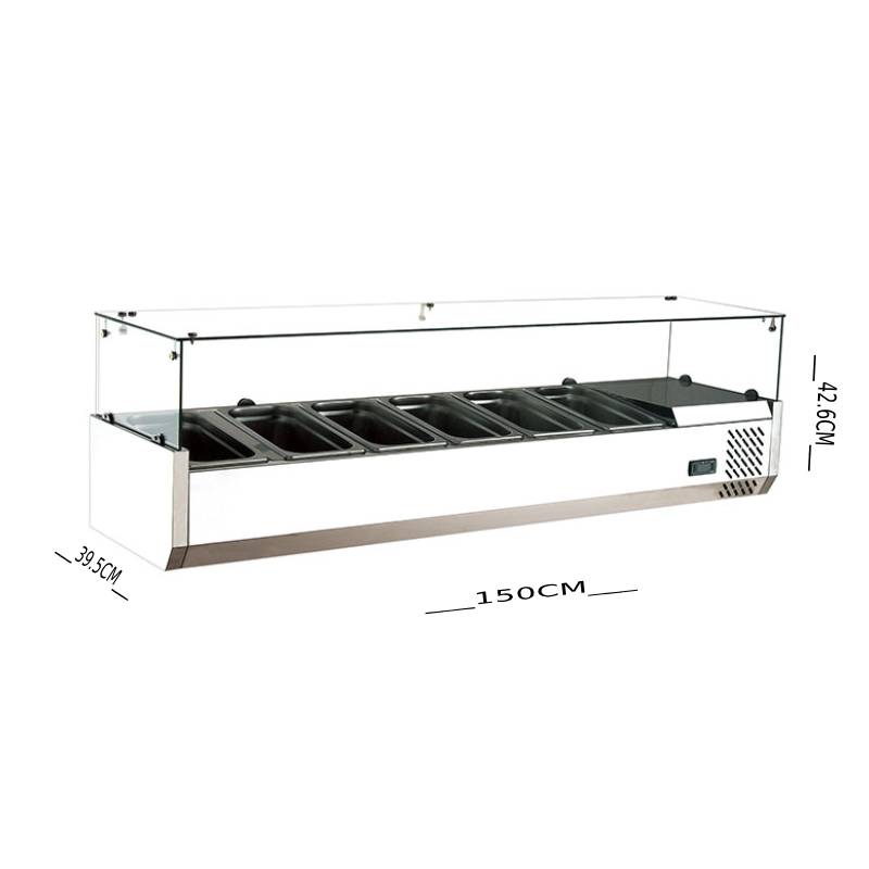 ثلاجة سلطات المطاعم