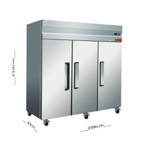 فريزر ستيل رأسي 3 باب