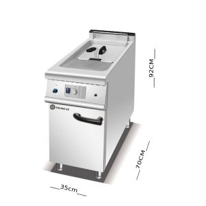 قلاية غاز 1 حوض 15 لتر