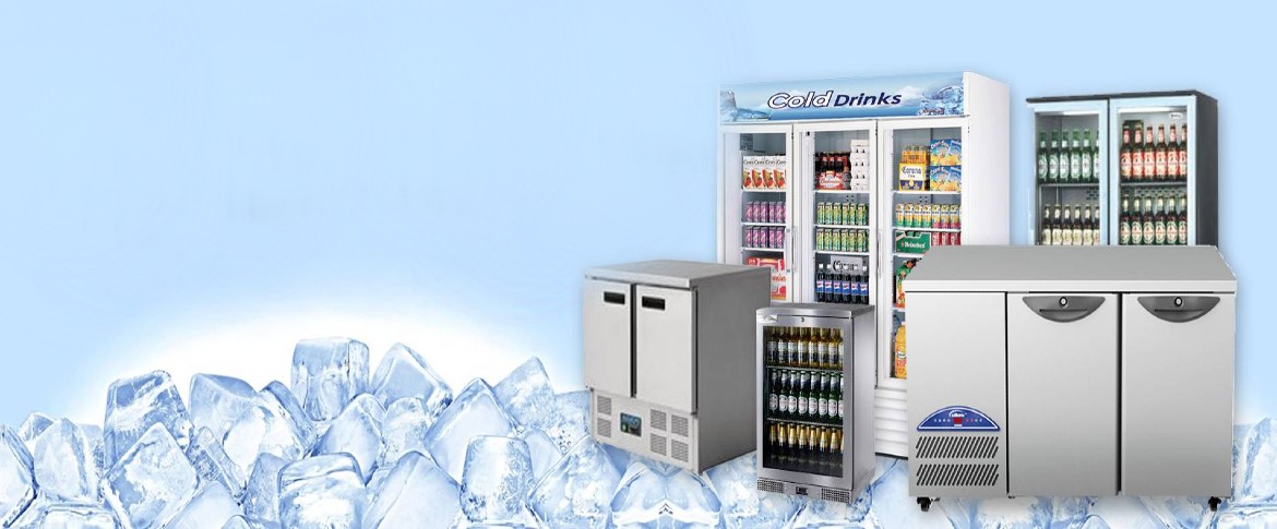 ثلاجات ستانلس ستيل للمطاعم والكافيهات بأحجام مختلفة