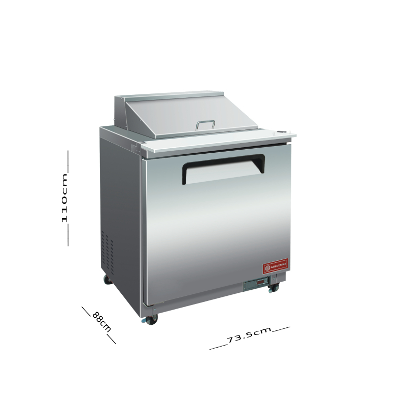 ثلاجات ستيل باب واحد