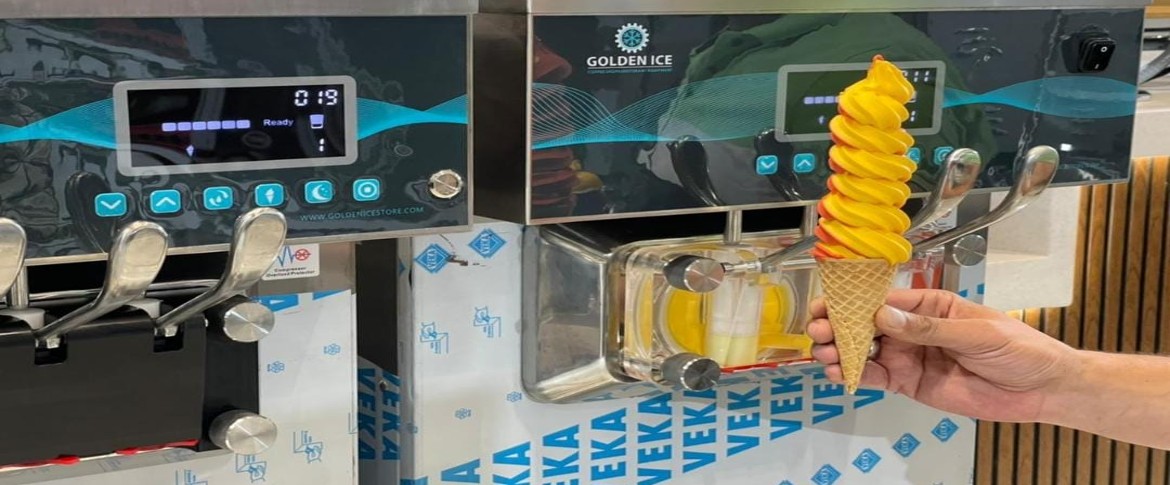 أسعار ماكينة آيس كريم للمحلات 2024 جولدن آيس