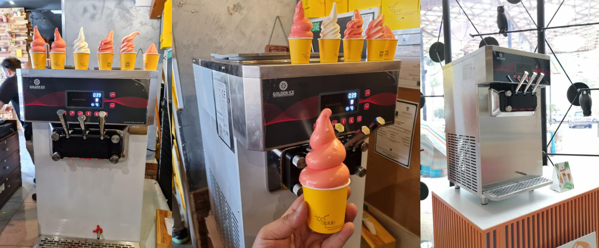 اسعار ماكينة ايس كريم سوفت من جولدن آيس 2024