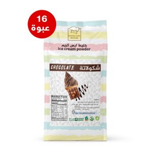 16 عبوة بودر ايس كريم سوفت جولدن شيف نكهة الشوكولاتة