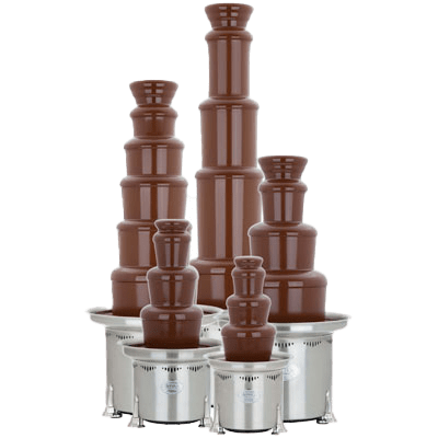 نافورات وسخانات شوكولاتة