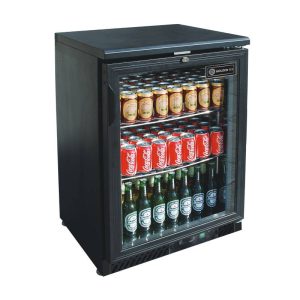 ثلاجة باك بار باب زجاج سعة 129 لتر