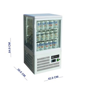 ثلاجة عرض مشروبات علي طاولة 58 لتر