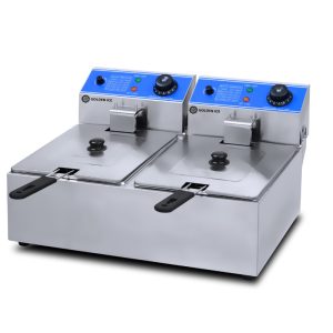 قلاية للمطاعم كهرباء حوضين 6 لتر للحوض