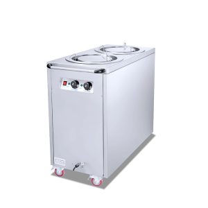 سخان اطباق كهربائي متحرك مزدوج