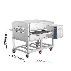 فرن بيتزا كهربائي مع سير 34 انش مع شاشة تحكم ديجيتال