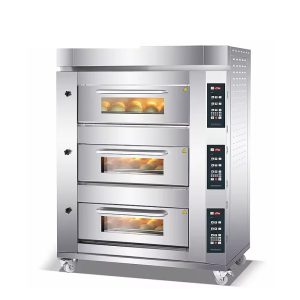 فرن غاز 3 دور سعة 6 صنية